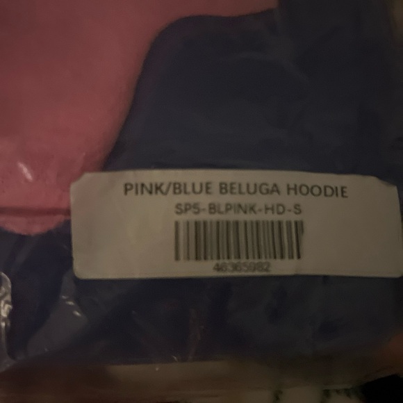 PINK AND BLUE SPYDER HOODIE SIZE SMALL BRAND NEW GOOD DEAL - Picture 2 of 3